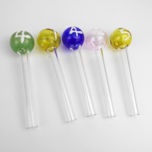 Beautiful Glass Bubbler Bowl , Thick Pyrex Heady Glass Tobacco Pipe