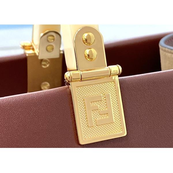 Stitching Womens Leather Tote Shopper Bag Blue With Single Shoulder Strap