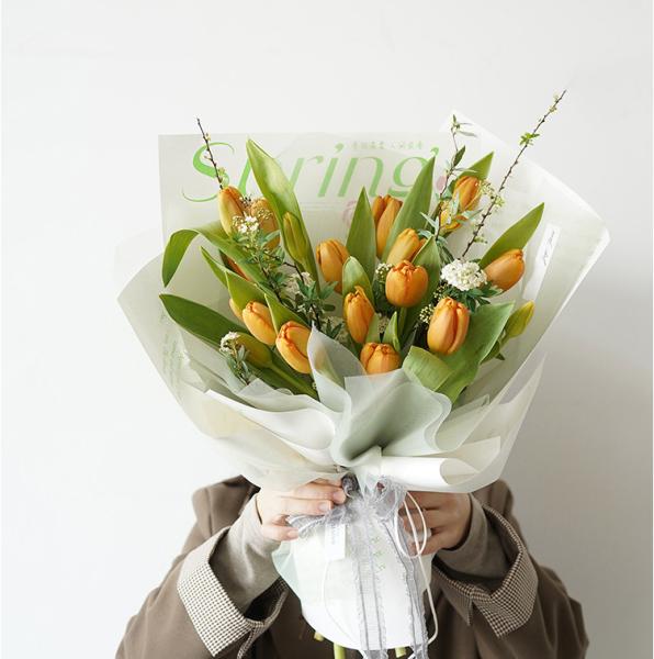 Flower Bouquets and Wrinkled Edge Ribbons Perfect for DIY Crafts and Holiday Gift Wrapping Washable and Durable