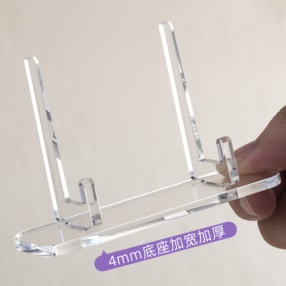Perspex Display Stand For Badges And Photocards Versatile Desktop Pins Buttons And Small Cards