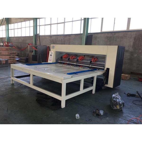 Roller Diameter 85mm Rotary Slotter Machine , Wall Thickness 40mm Printer Slotter Machine