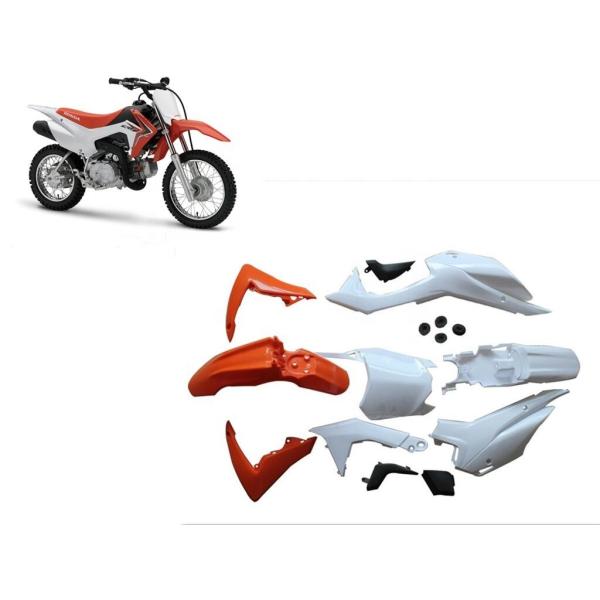Plastic Motorcycle Fairing Kits Body Part Frame Parts For HONDA CRF110