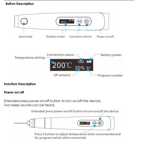 Meta Encher Dental Endo Motor Com Software de Aplicativo Para Terapia do Canal Radical, Agulha de Injeção