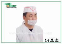 Chapeau en papier chef sans odeur personnalisé Chapeau chef jetable Impression bande et logo