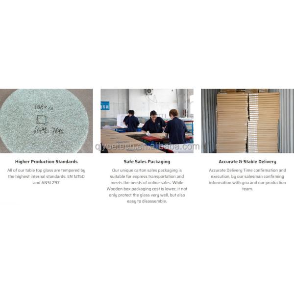 Industrial Wall Mounted Fanshaped Rectangle Tempered Glass Shelves for Bathroom