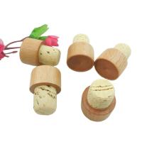 Pilfer Proof Soft Wood Corks,Wooden Beer Bottle Stopper Leakproof