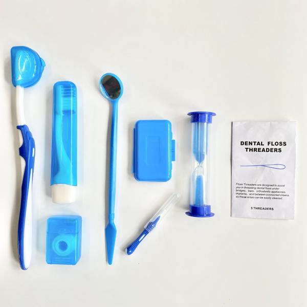 8 in 1 Orthodontic Oral Cleansing Kit Orthodontic Oral Hygiene Kit Orthodontic toothbrush