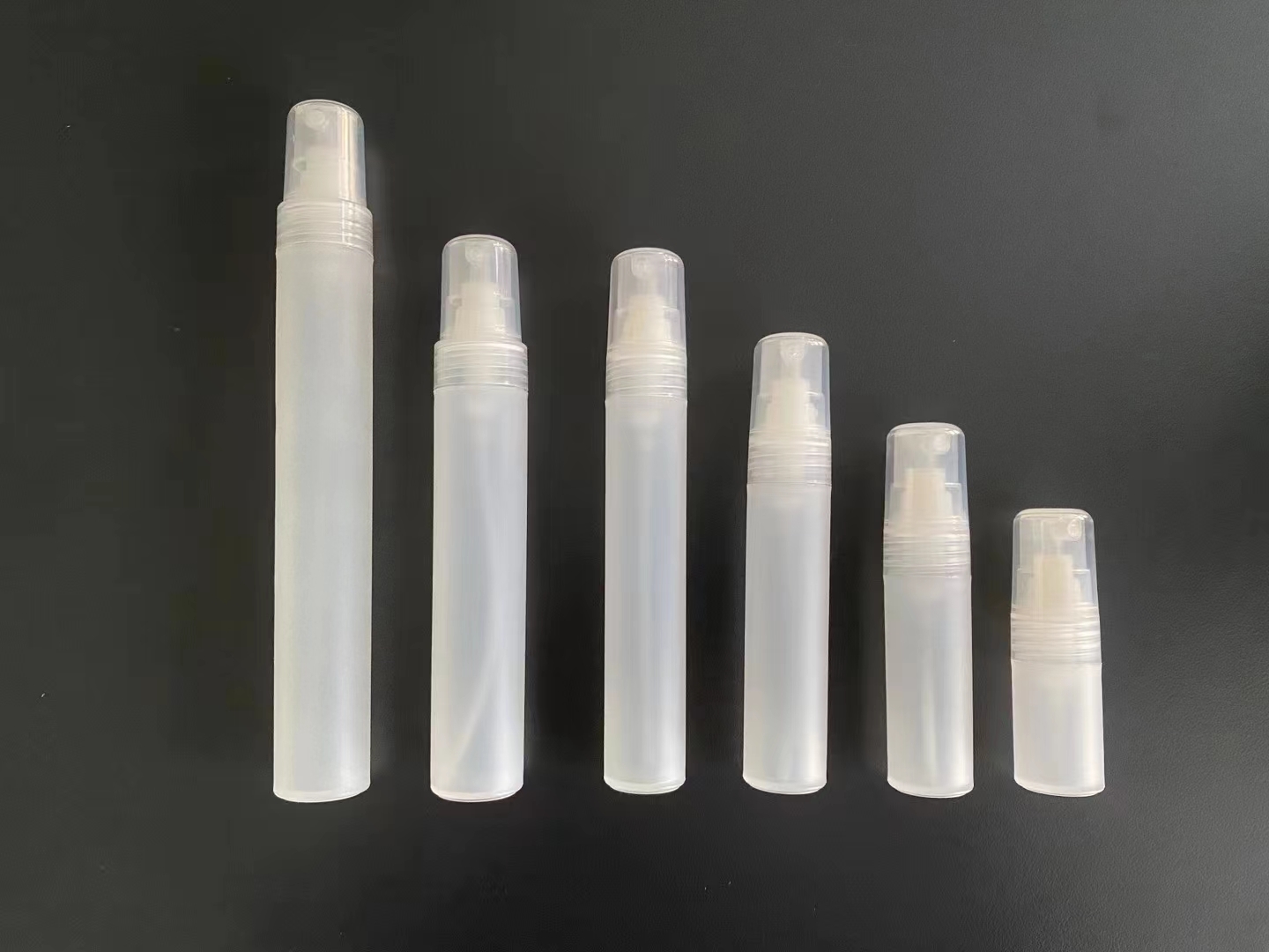Slim Transparent Pocket Perfume Dispenser Vial Reusable Mini Mist Spray Bottle