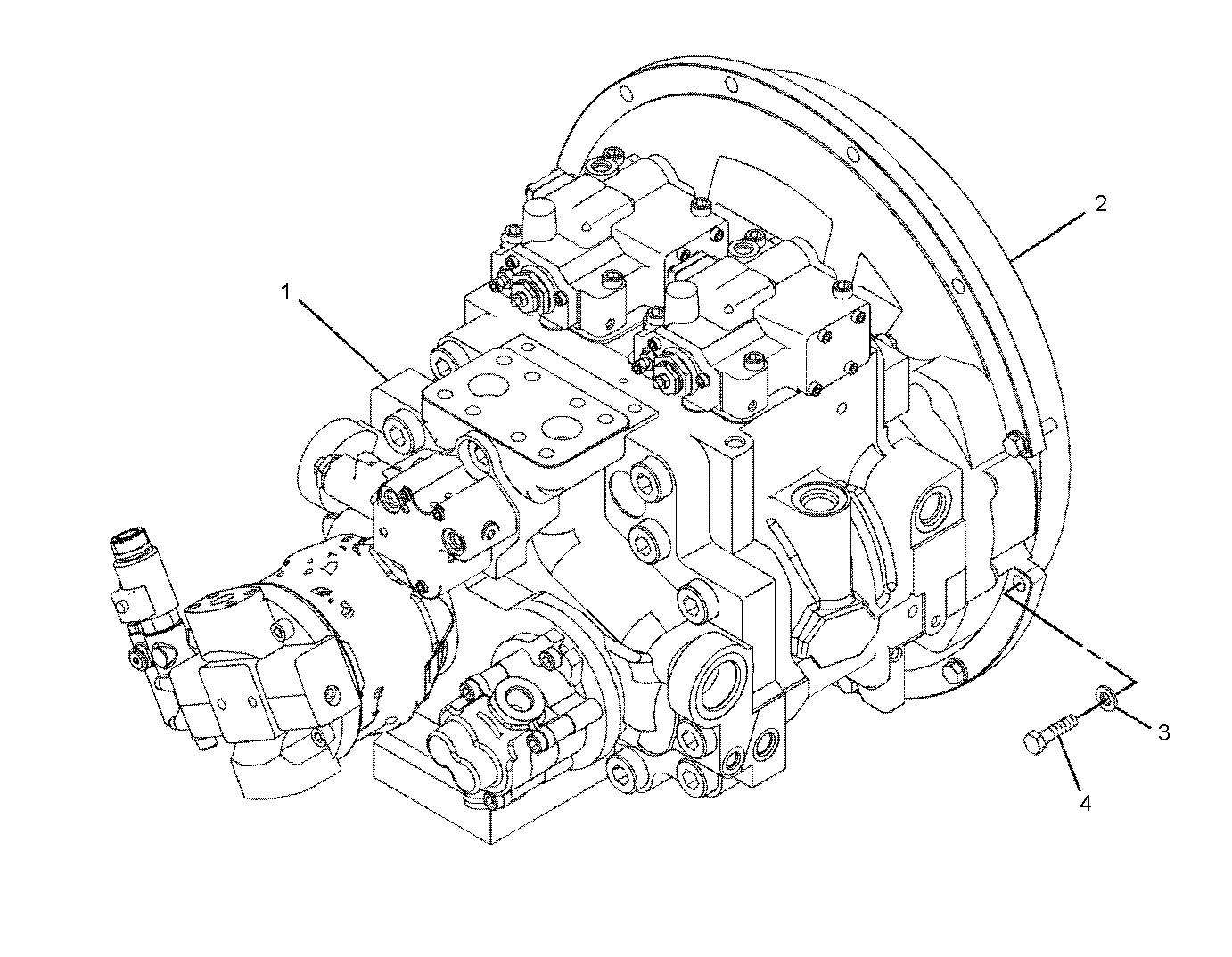 TQ E330D PUMP GP-PISTON Части гусеницы 2667954 2478992 TQ гидравлический насос