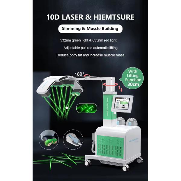 10D Maxlipo Master Laser Green Light Cellulite Reduction Stimulate Slimming Beauty Machine
