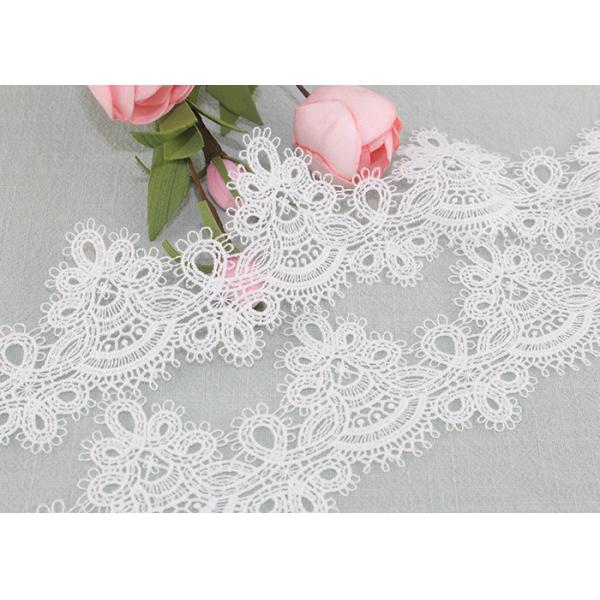 шнурок полиэстера шнурка ширины 6км расстворимый в воде для азо одежды освобождает