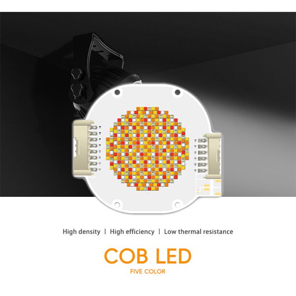 2100W High Power COB LED Chip with 80-86V Input Voltage and 120° Viewing Angle for Photography and Stage Lighting