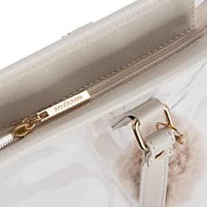 Hologram Clear Bag, Great For Sports Games, Work, Security Travel, Stadium Venues Or Concert