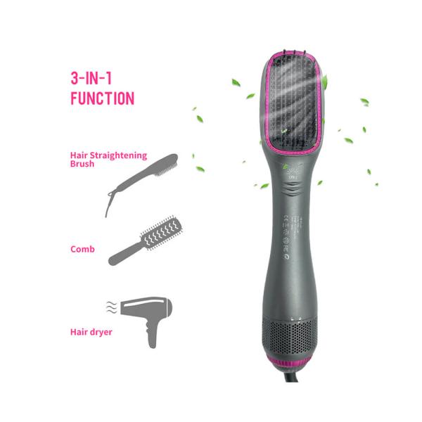 ROHS Approval Electric LED Display 300mm Rotating Hair Dryer Pink