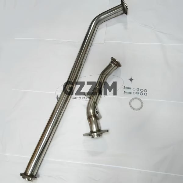 Stainless Steel Performance Exhaust System For Toyota Hilux REVO 2015-2023 Front Down Pipe With Muffler And Exhaust Tip For Cars & Trucks