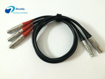 Pin feito sob encomenda Fischer do serviço 3 do conjunto de cabo 0B 2 a Pin Lemo para Bartech/Teradek