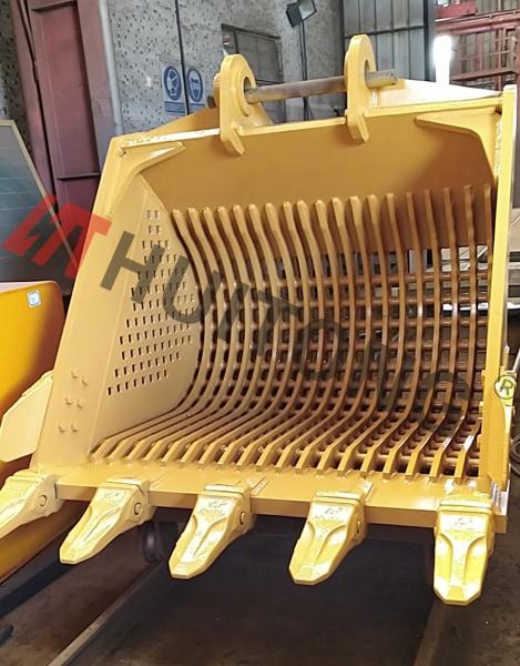 Capacidade de aço estrutural customizável de Skeleton Bucket 1.5m3 da máquina escavadora