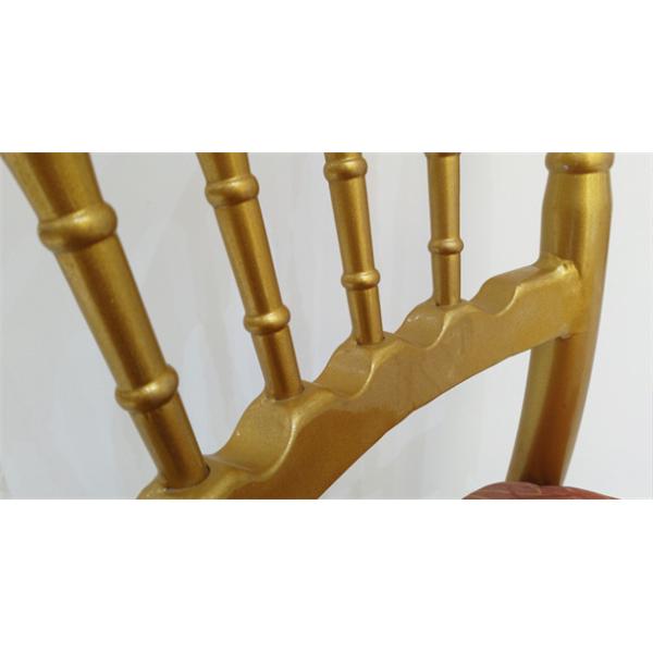 Aluminum Alloy Chiavari Dining Chairs For Banquet 35x2.5mm Tube Size