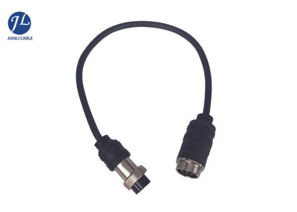 Fire Resistance Coiled Aviation Cable With Seven Pin Heavy Duty Trailer Socket