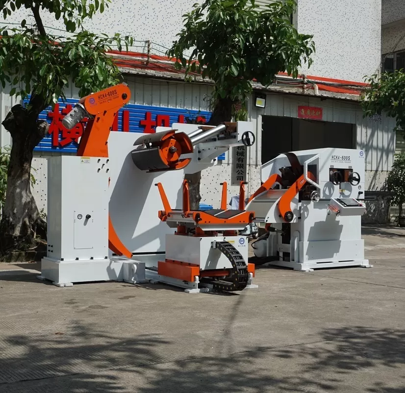 Metal Coil 3 in 1 Decoiler Straightener Feeder Hydraulic Automatic Coil
