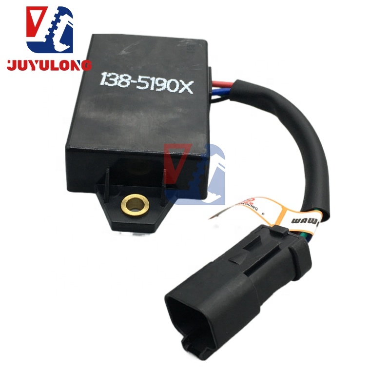JUYULONG for  320B Excavator Time Relay 138-5190X Relay  Electric Parts Time Delay Relay Construction Machinery Parts