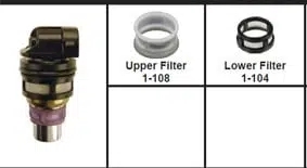 Injector Filter 38.5X34.95X10.6mm With SS Mesh Screen Automotive Fuel Filter