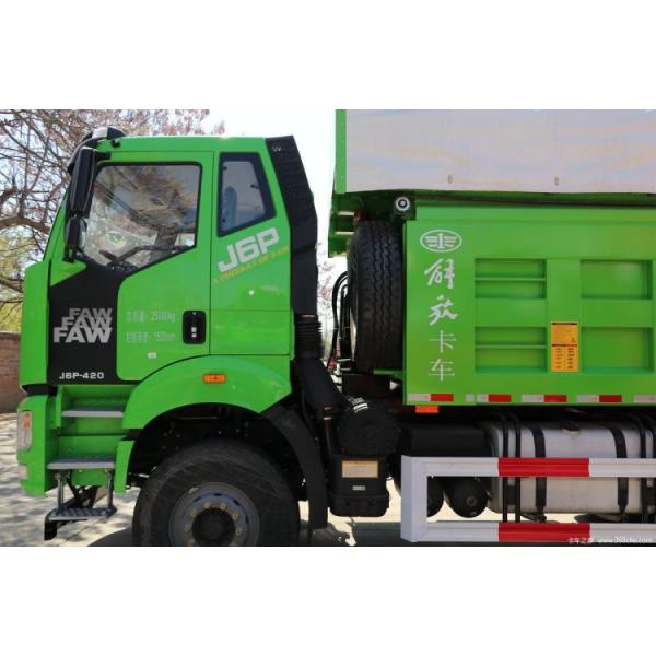 6X4 Wheel Diesel FAW Jiefang J6P Heavy Truck 420HP 5.8m Dump Truck with Fuel- Engine
