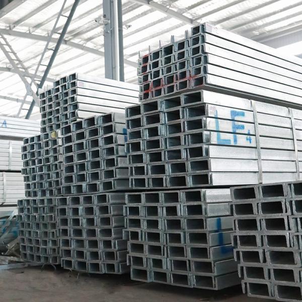 1 2 3 4 Galvanized Steel Channel Hot Dip 1000-12000mm