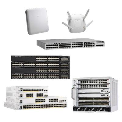 Comutador Gigabit LAN C9300-24P-E 64 VLANs