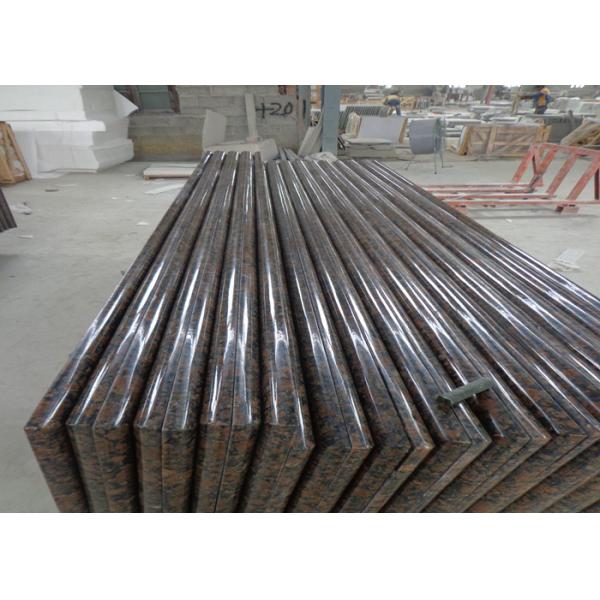 Ogee Edge Granite Bathroom Countertops , Baltic Brown Granite Countertops