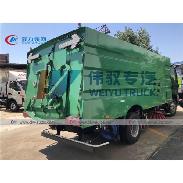 Тележка метельщика дороги всасывания пыли спринклера воды Shacman 6CBM