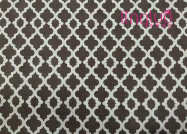 Custom Curtain Fabric Online Flocked Velvet Fabric Bright Color