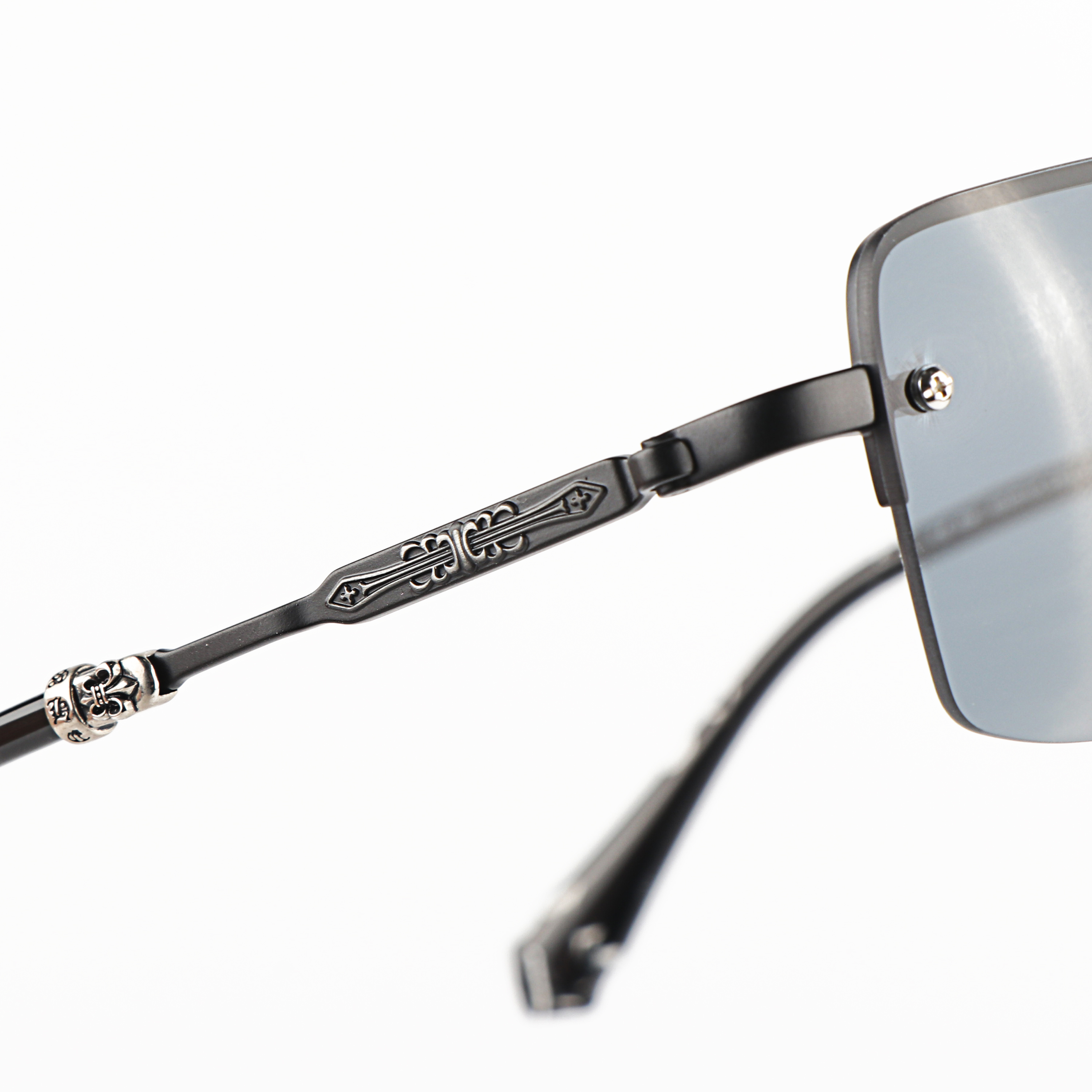 Light Custom Manufacturer Trendy 2025  Borderless Square Top Brands protection Big Ladies High Quality Sunglasses Frame for Men