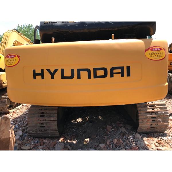 Hyundai R210-5D Used Excavator Machine 125Kw Power 2008 Year Yellow Color