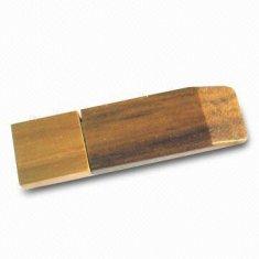 Memoria USB de madera AT-101O de la forma cuadrada