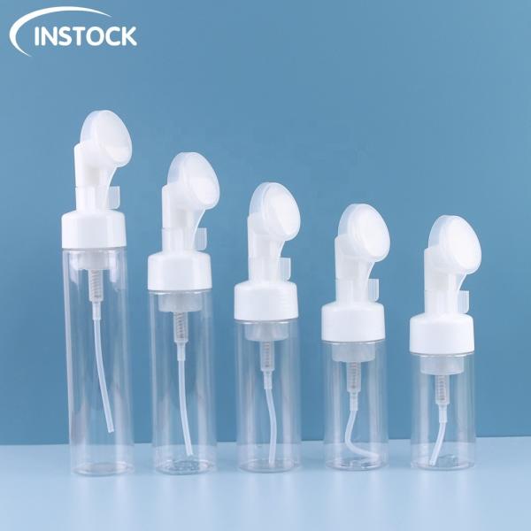Frosted Foam Pump Bottle 100ml-250ml PET Plastic Foaming Facial Cleanser Bottle