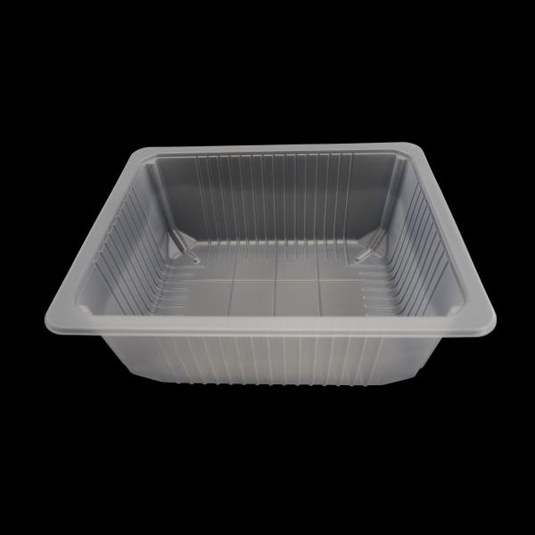 Bandejas termoformadas de plástico PP de grado alimenticio para verduras y hierbas