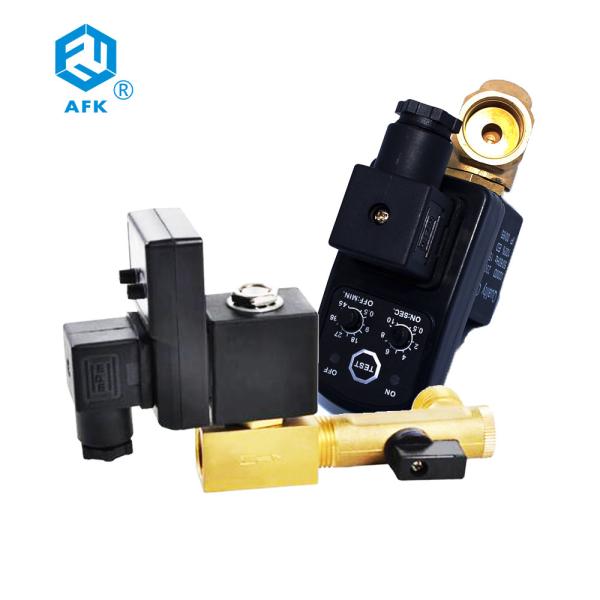 interruption IP65 de la vanne électromagnétique de compresseur d'air de pouce de 1.6Mpa 1/2 220V 12VAC