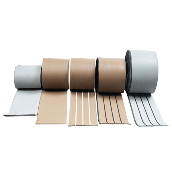 Teak Wood Anti-Corrosion Boat Deck Soft PVC Synthesis Yacht Decking para design moderno