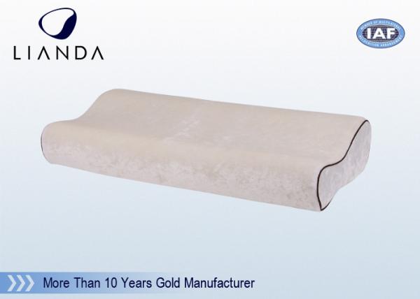 Anti - Mite Memory Foam Leg Pillow , Durable Memory Foam Cervical Pillow