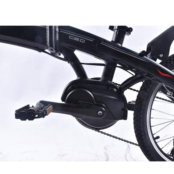 Multimode Lightweight Electric Folding Bike 20mph Max Speed For Adults