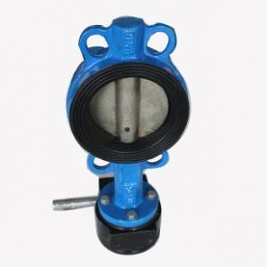 Industrial butterfly wafer valve With Gearbox , PN 10 Bar Hand / Manually Operated,CAST IRON,WCB
