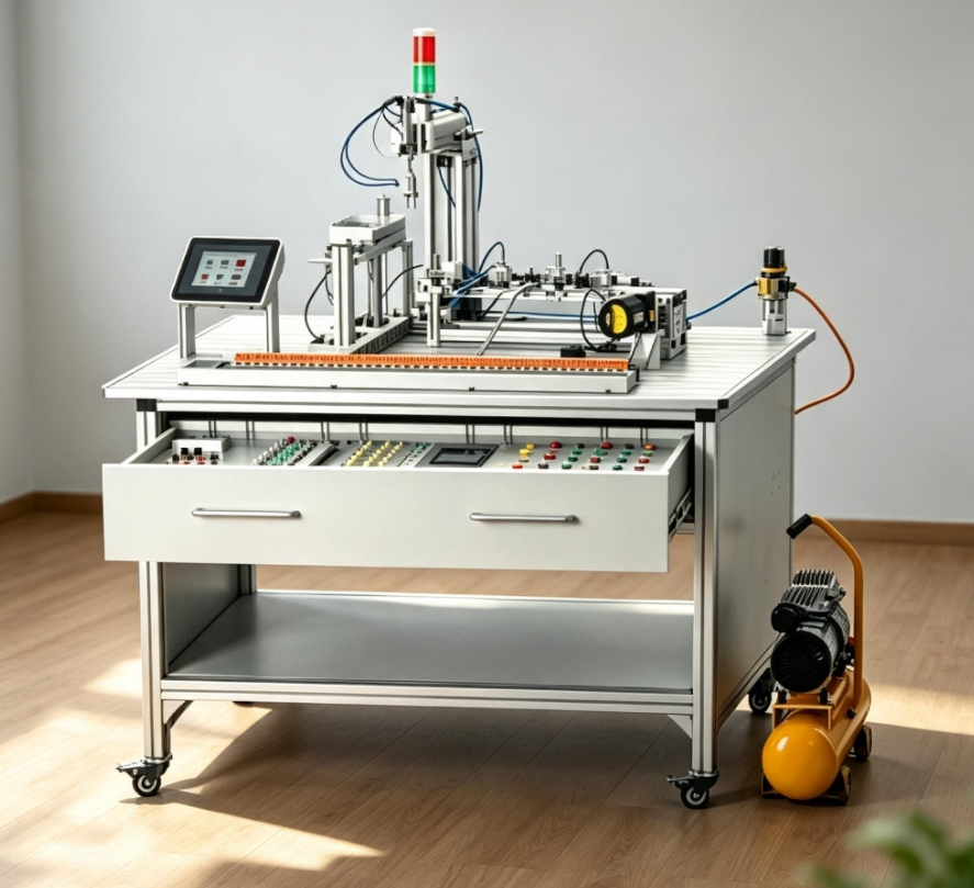 Modular Electrical Training Equipment with Fully Open Experimental Circuit Area and Overload Protection for Vocational Training