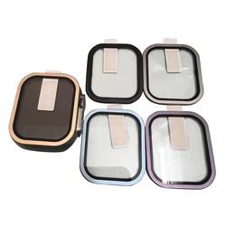Tempered Glass Watch Screen Protector Aluminum Alloy Full Cover For Apple Watch