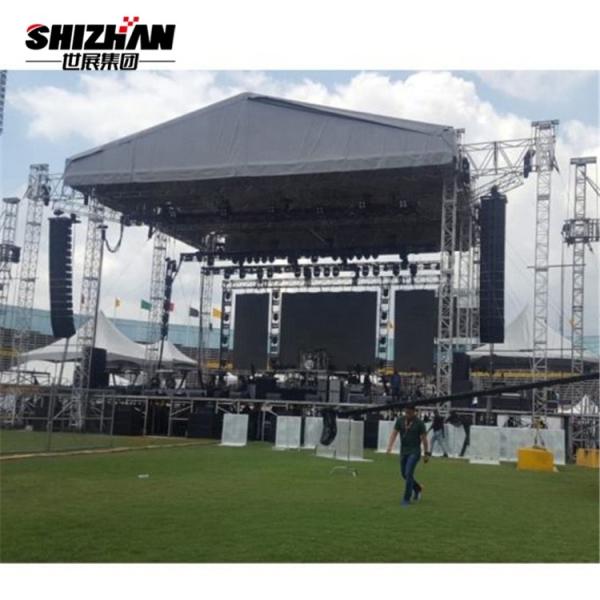 Outdoor Easy Assembly 	Aluminium Lighting Truss Portable Event Square Led lightweight lighting truss