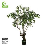 Árvore artificial alta real do ficus do toque 130cm, bens artificiais vivos das palmeiras