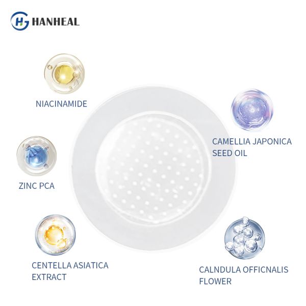 6 Counts Hydrocolloid Pimple Patches Anti Inflammatory Microneedle Acne Patches