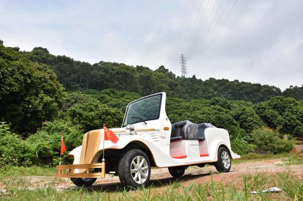 carrinhos de golfe elétricos superiores abertos do motor de C.A. 48V para Sightseeing, certificação do CE