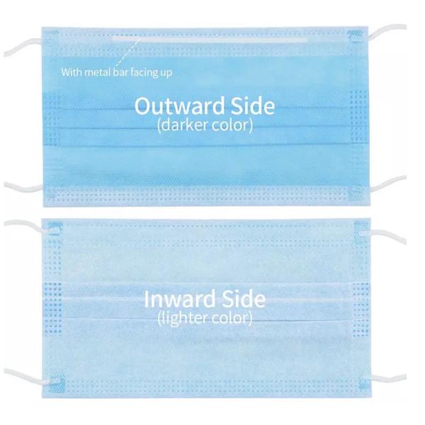 Disposable 99% Meltblown 75gsm Kids Medical Mask