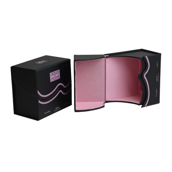 Flip Cover Custom Perfume Box Drawer Type With High Gloss Film Covering